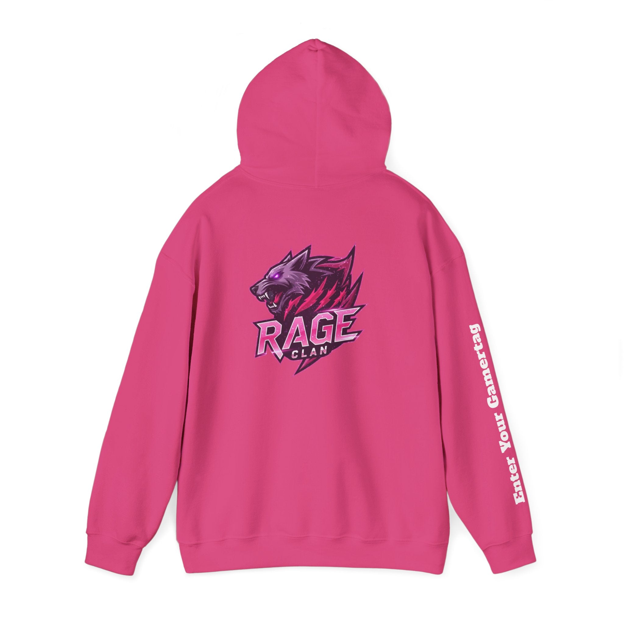 Rage Pink Personalized Hoodie