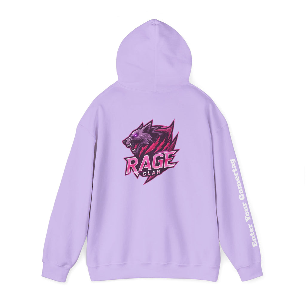 Rage Pink Personalized Hoodie