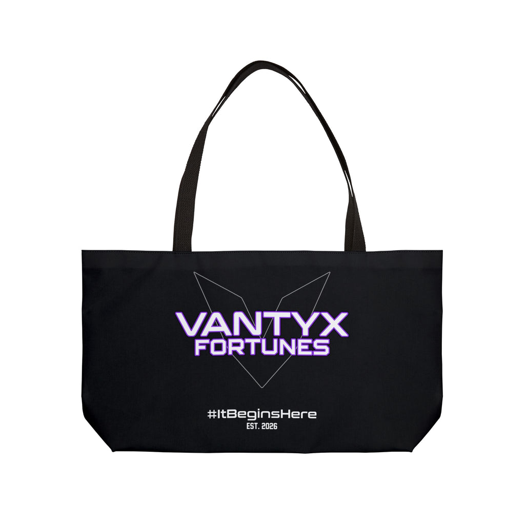 Vantyx Fortunes It Begins Here Weekender Tote Bag