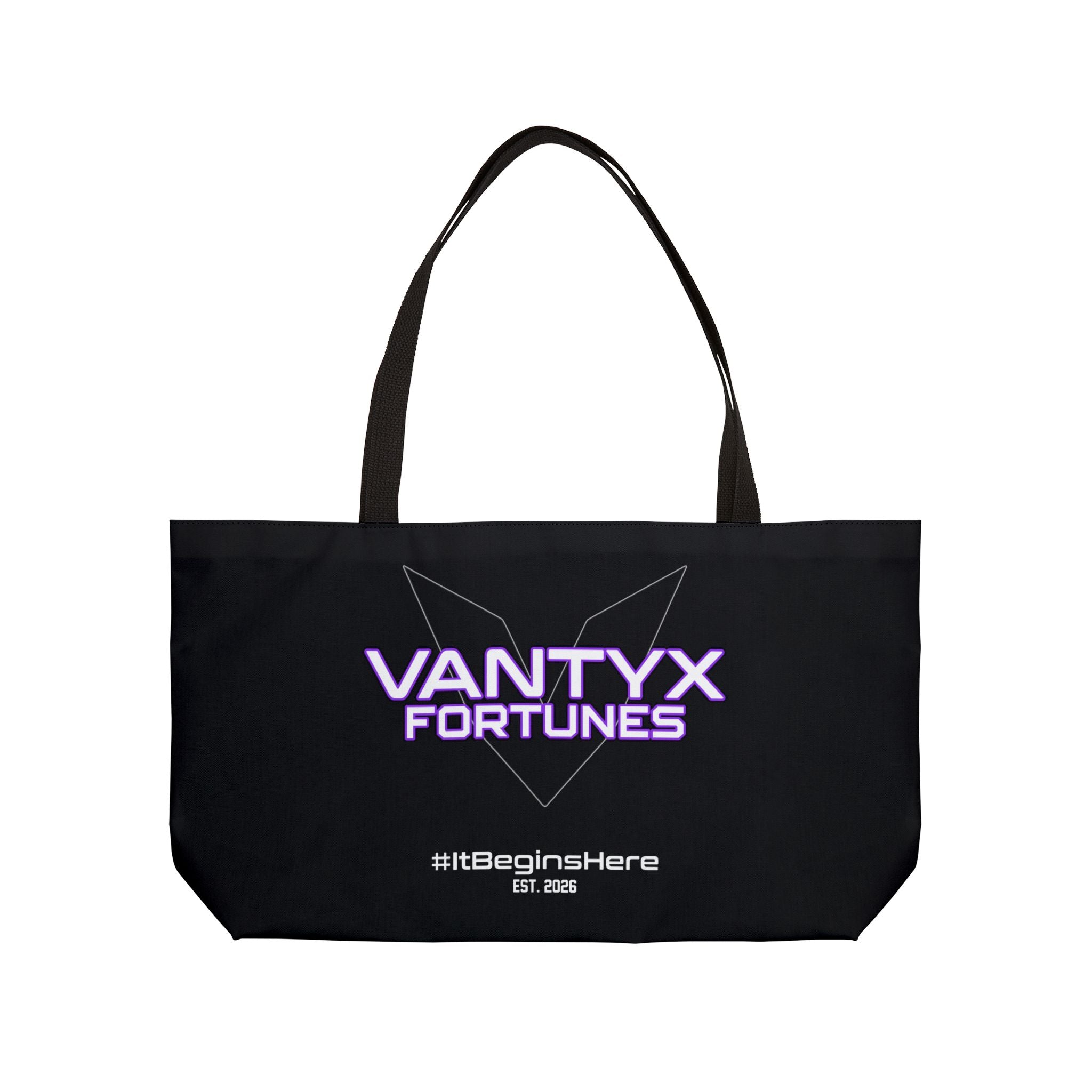 Vantyx Fortunes It Begins Here Weekender Tote Bag