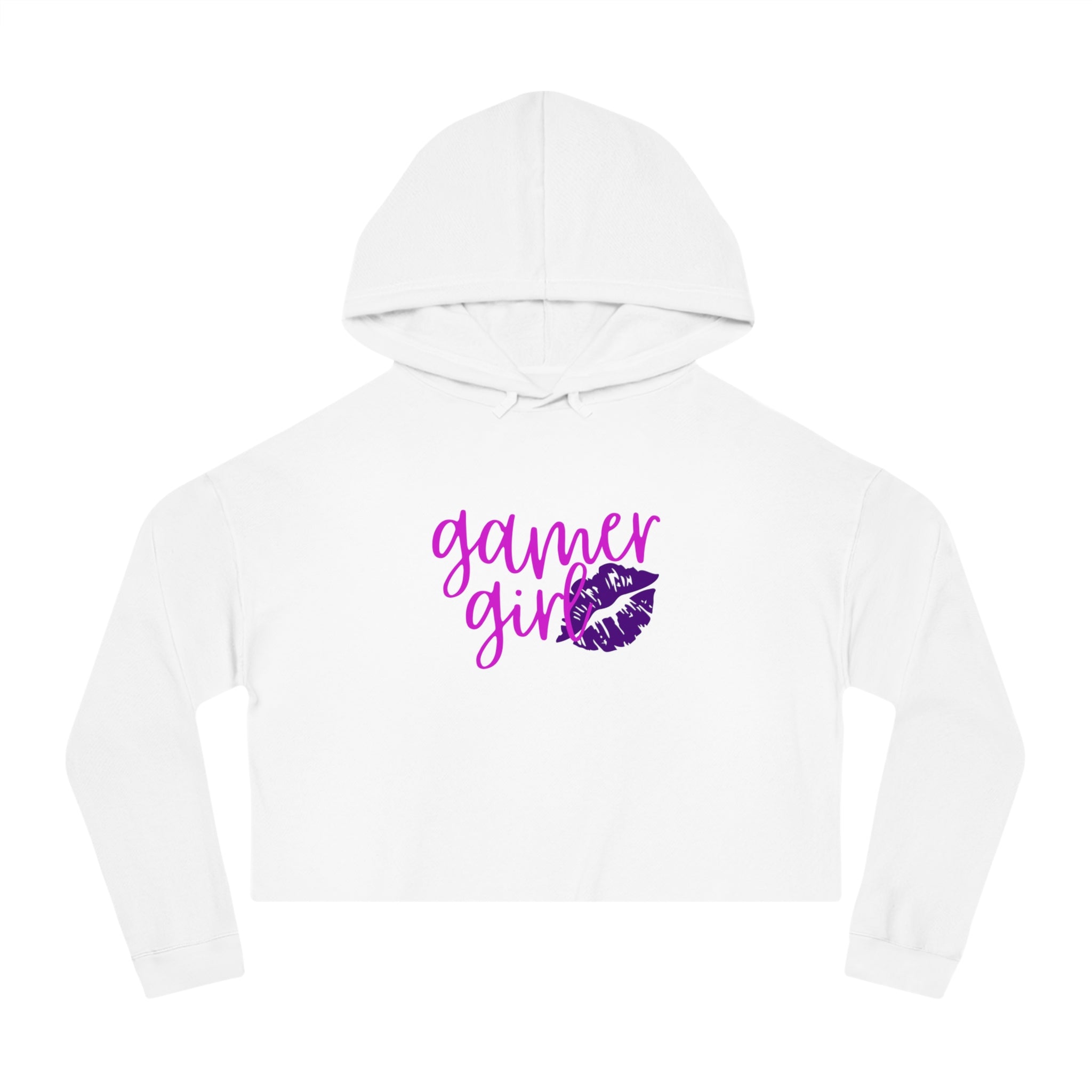 Gamer Girl Women’s Cropped Hooded Sweatshirt