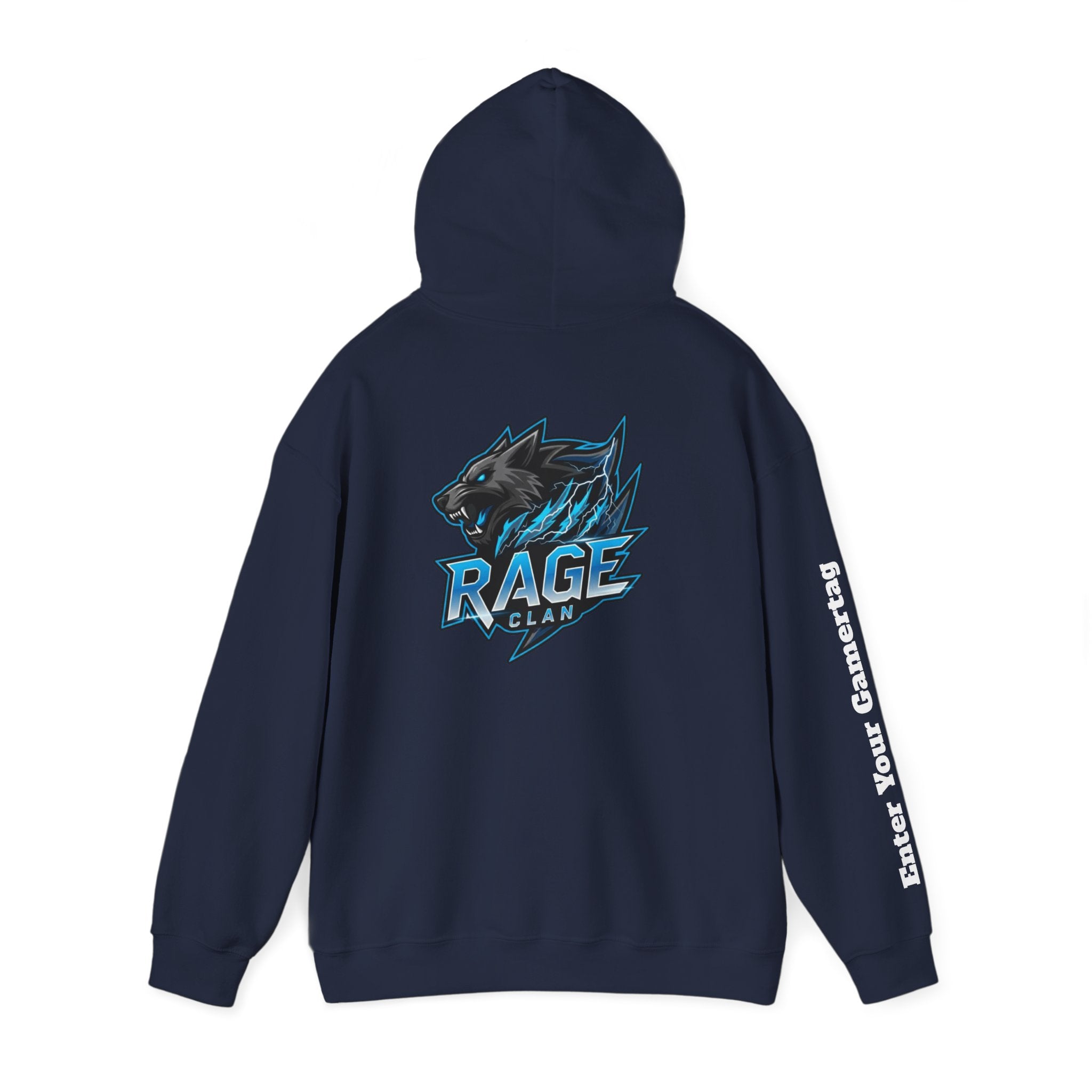 Rage Blue Personalized Hoodie