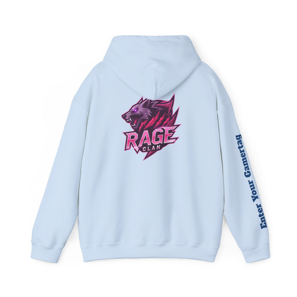 Rage Pink Personalized Hoodie