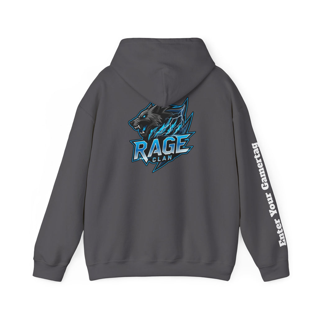 Rage Blue Personalized Hoodie