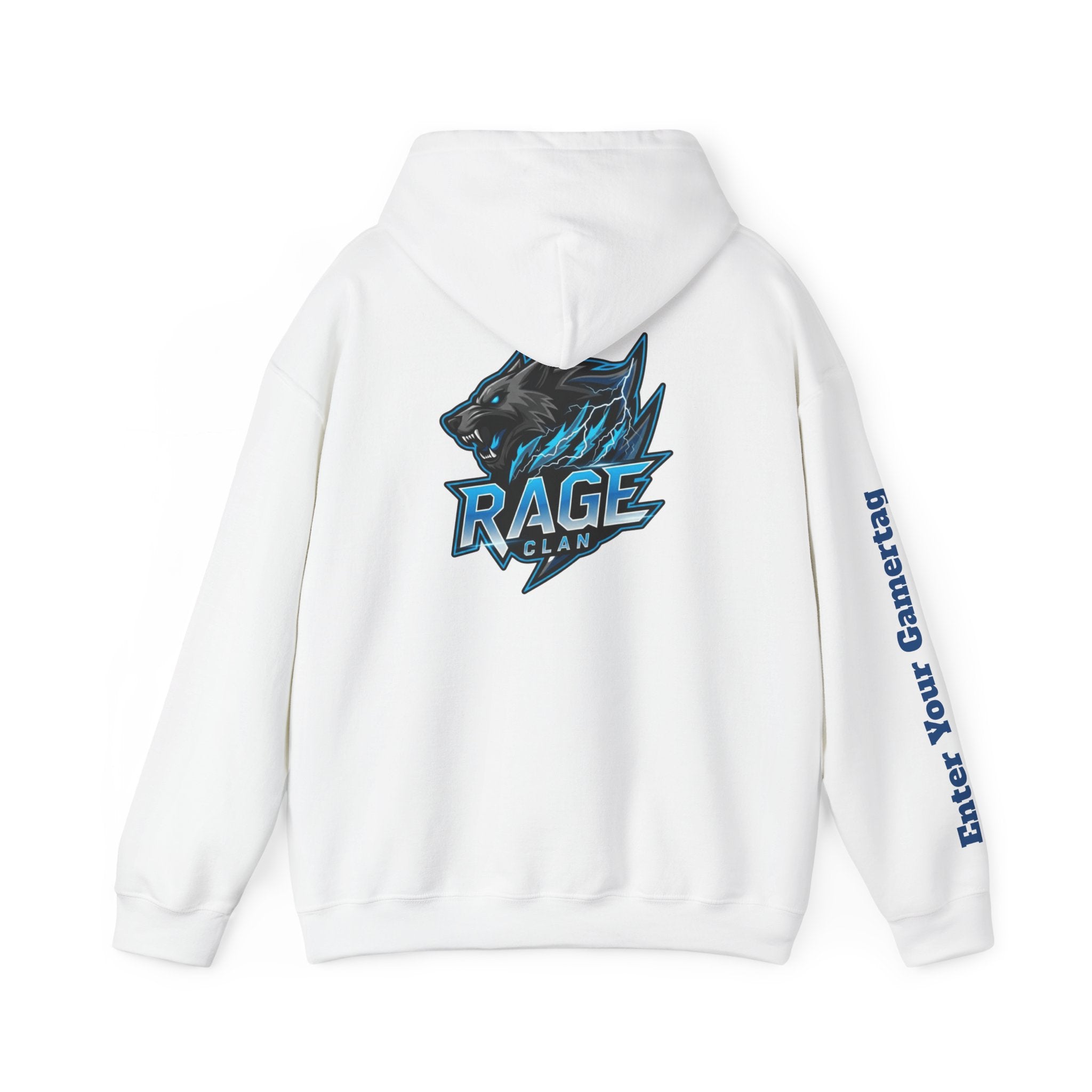Rage Blue Personalized Hoodie