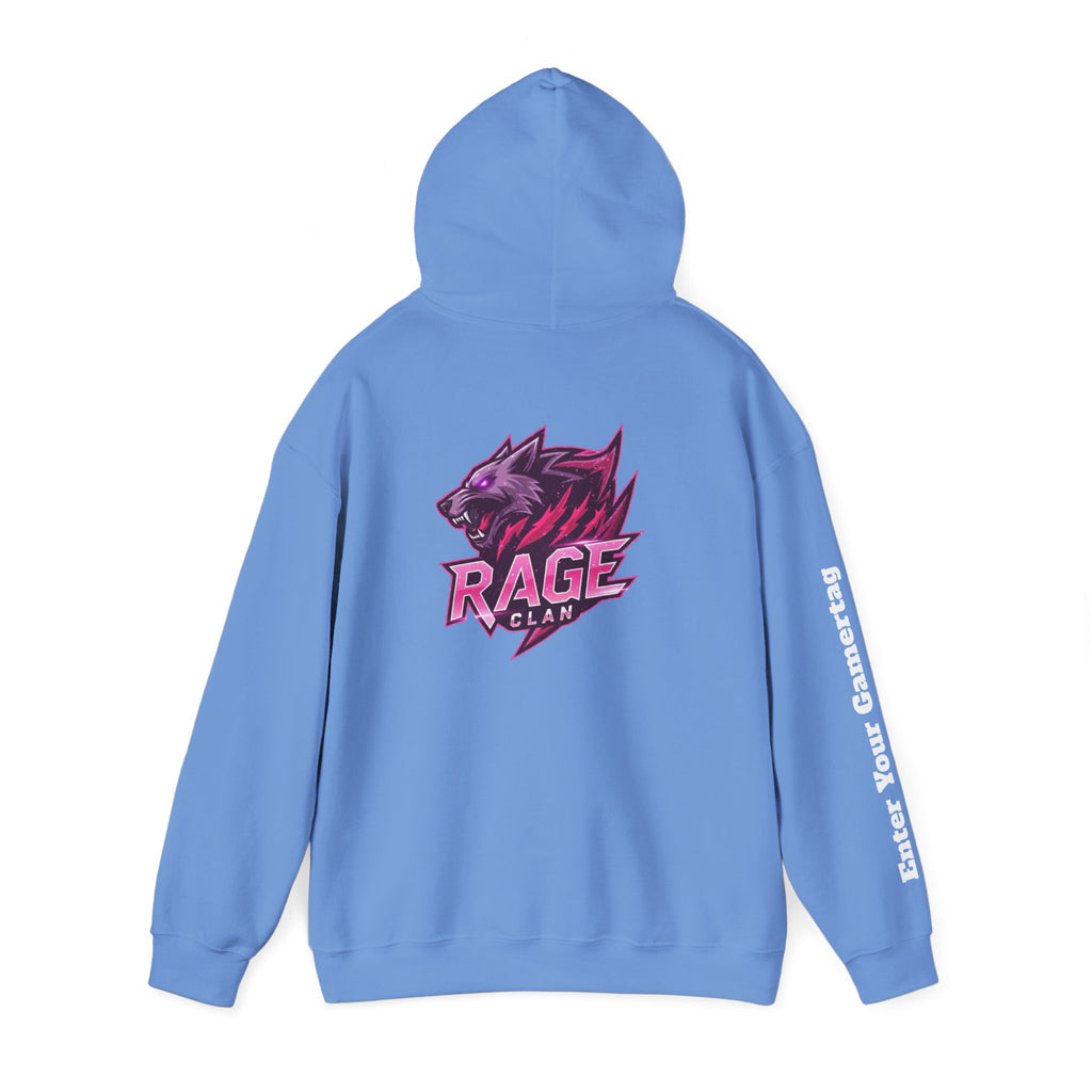 Rage Pink Personalized Hoodie