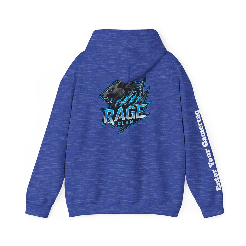 Rage Blue Personalized Hoodie
