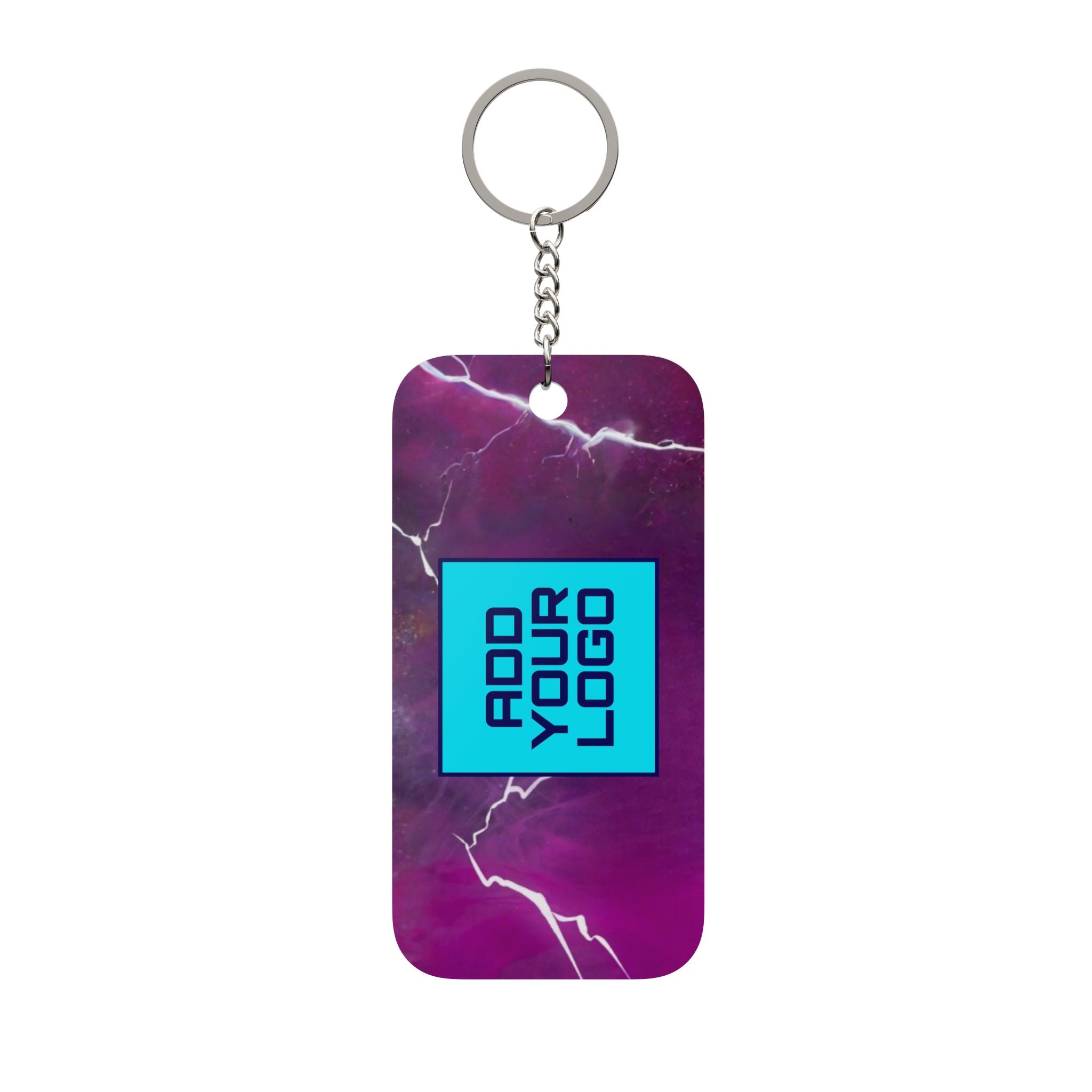 Personalized Rage Clan Pink Keychain