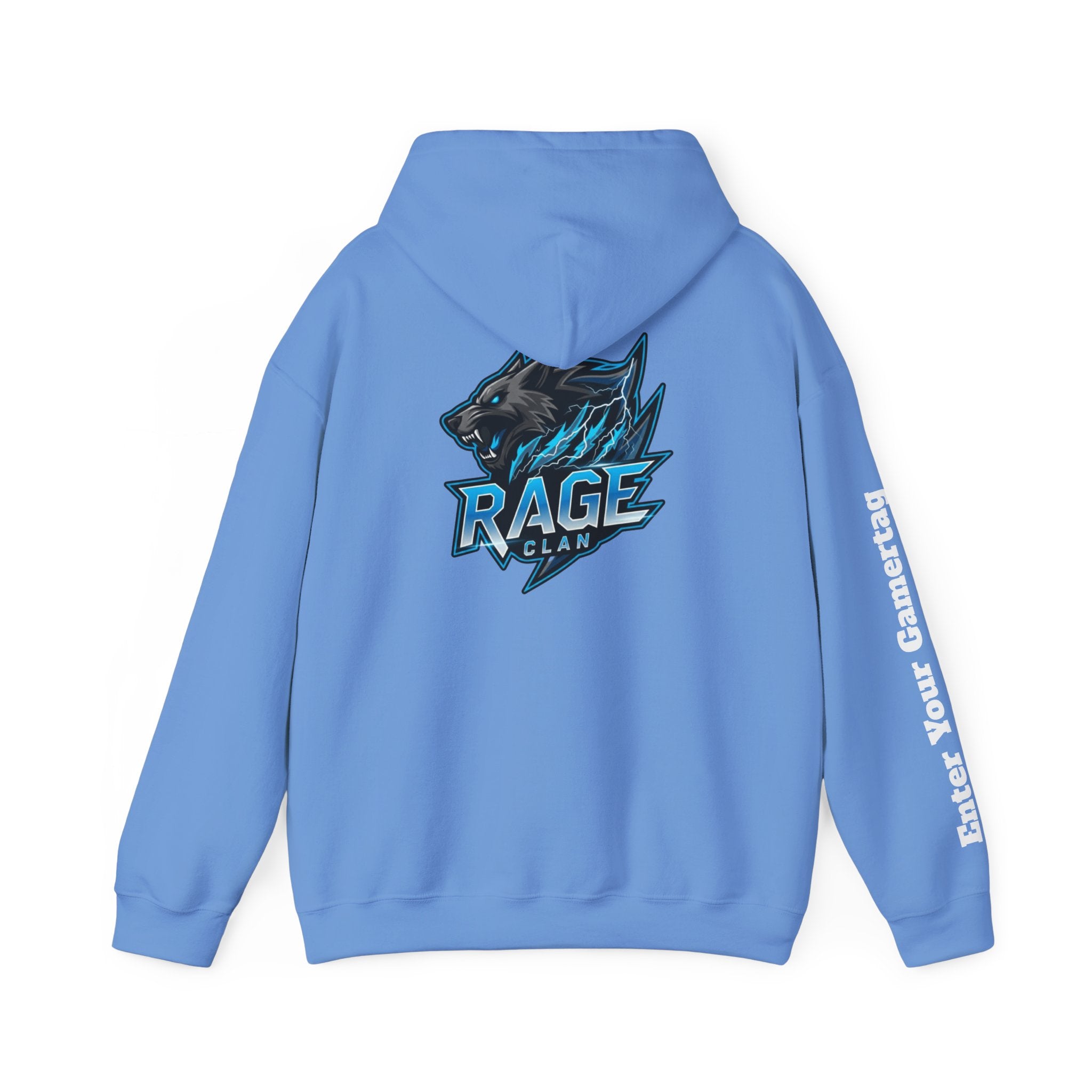 Rage Blue Personalized Hoodie