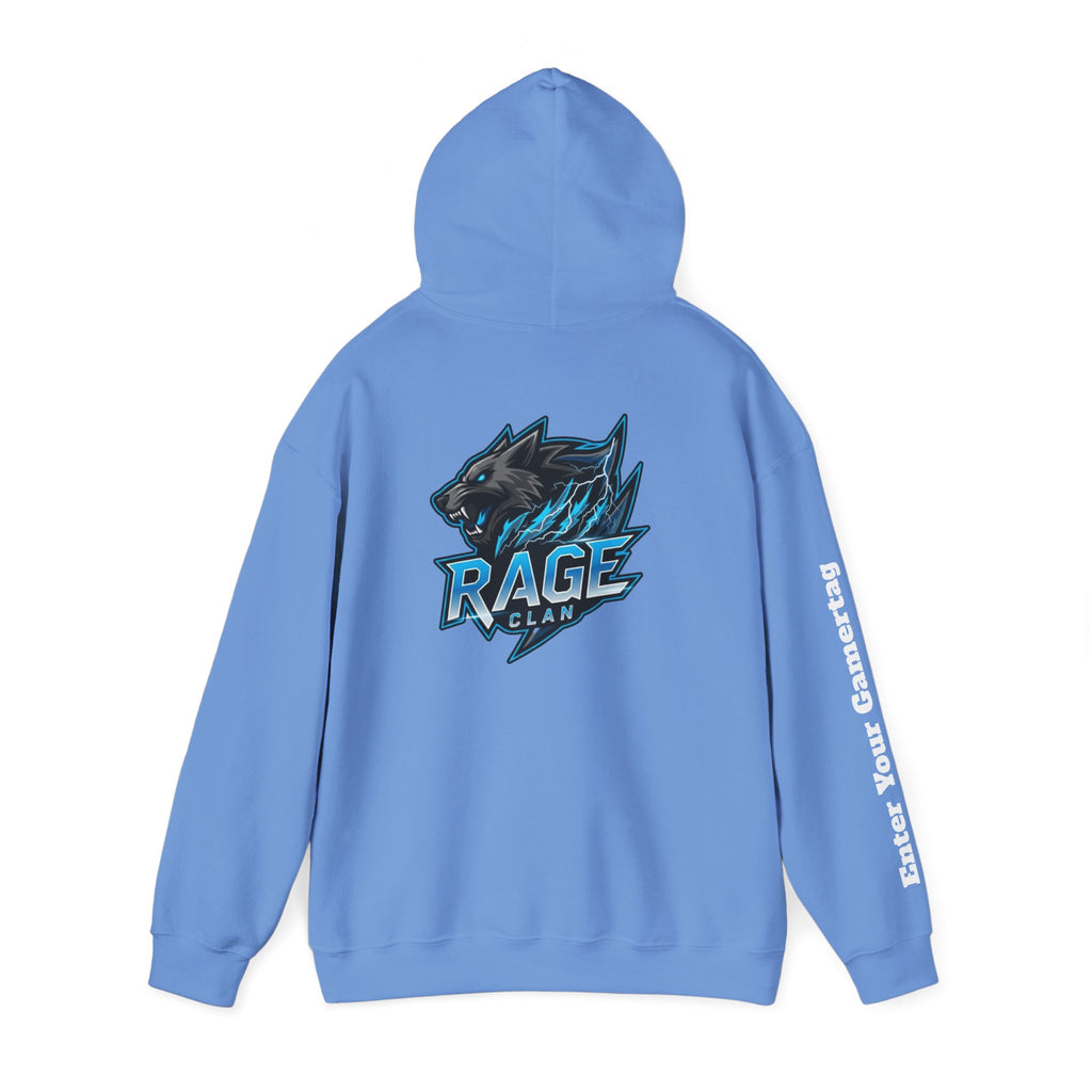 Rage Blue Personalized Hoodie