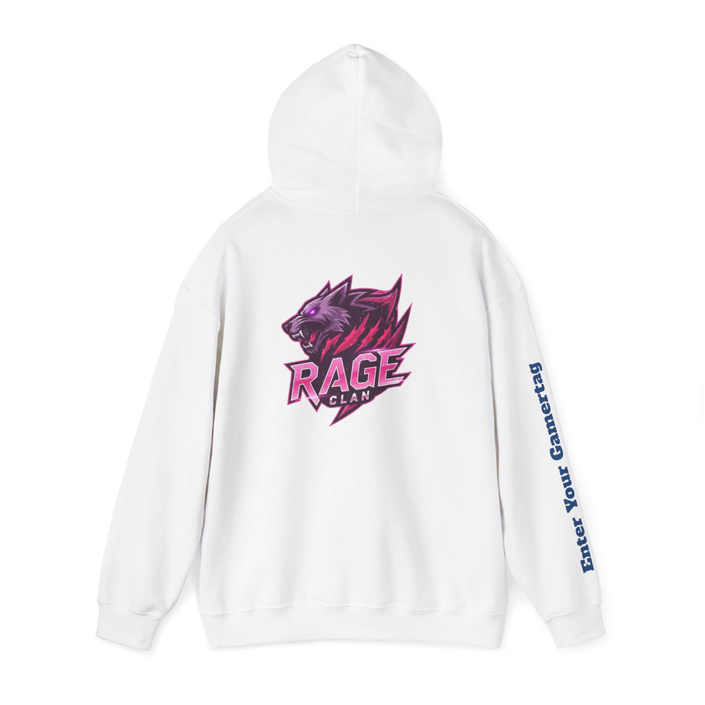 Rage Pink Personalized Hoodie