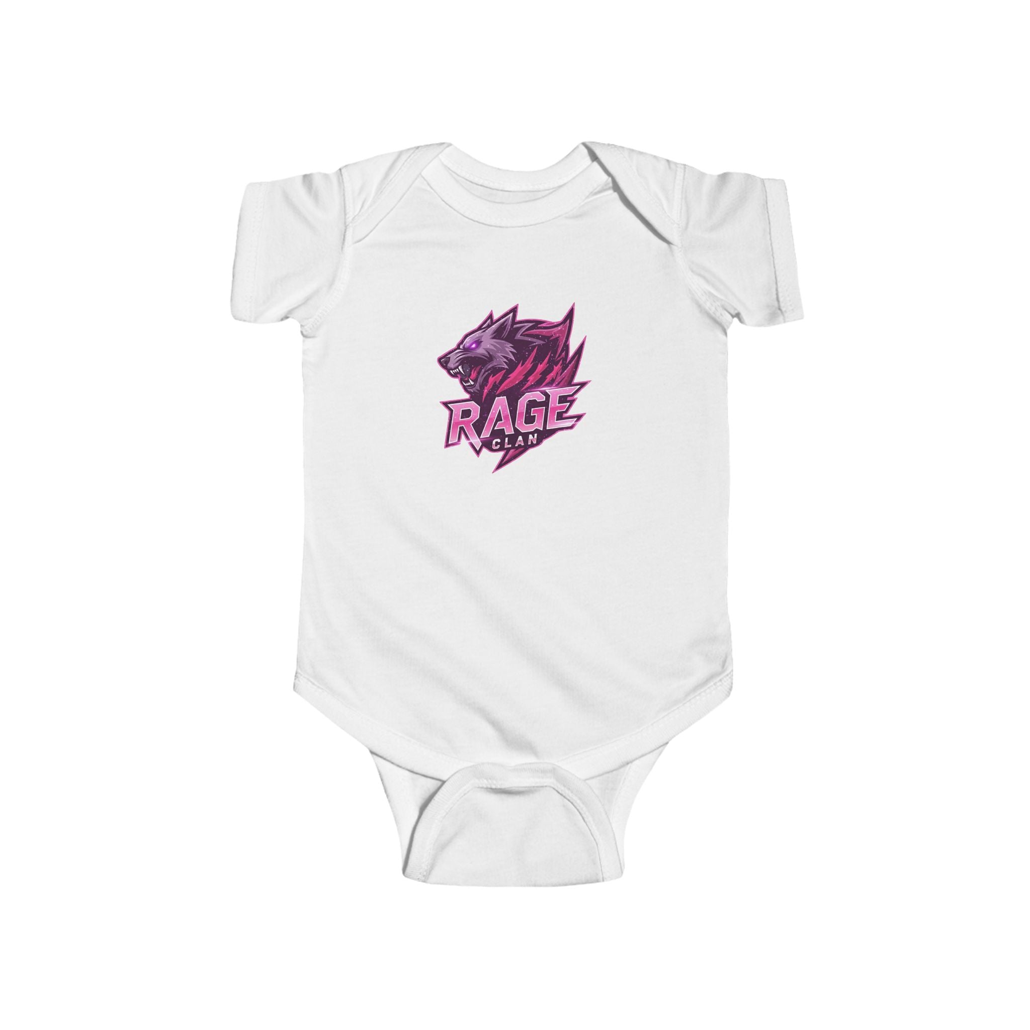 Rage Pink Logo Infant Bodysuit