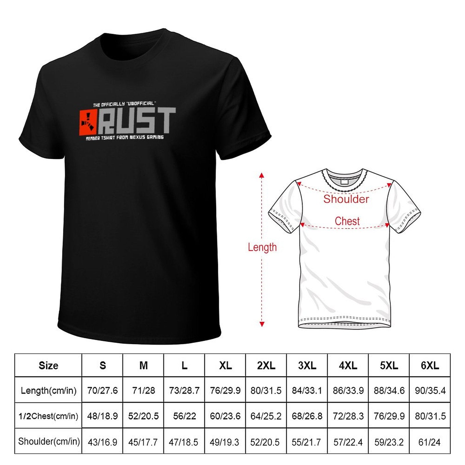 The Officially "Unofficial" Rust Member Men's Tee
