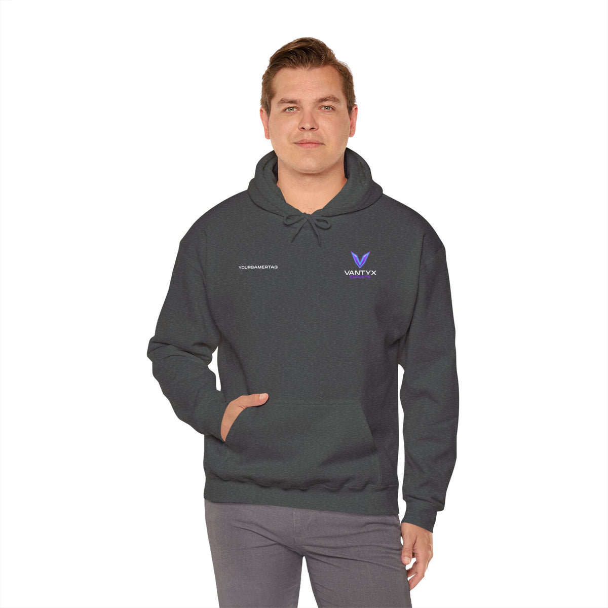 Vantyx Logo Hoodie with Personalized Gamertag