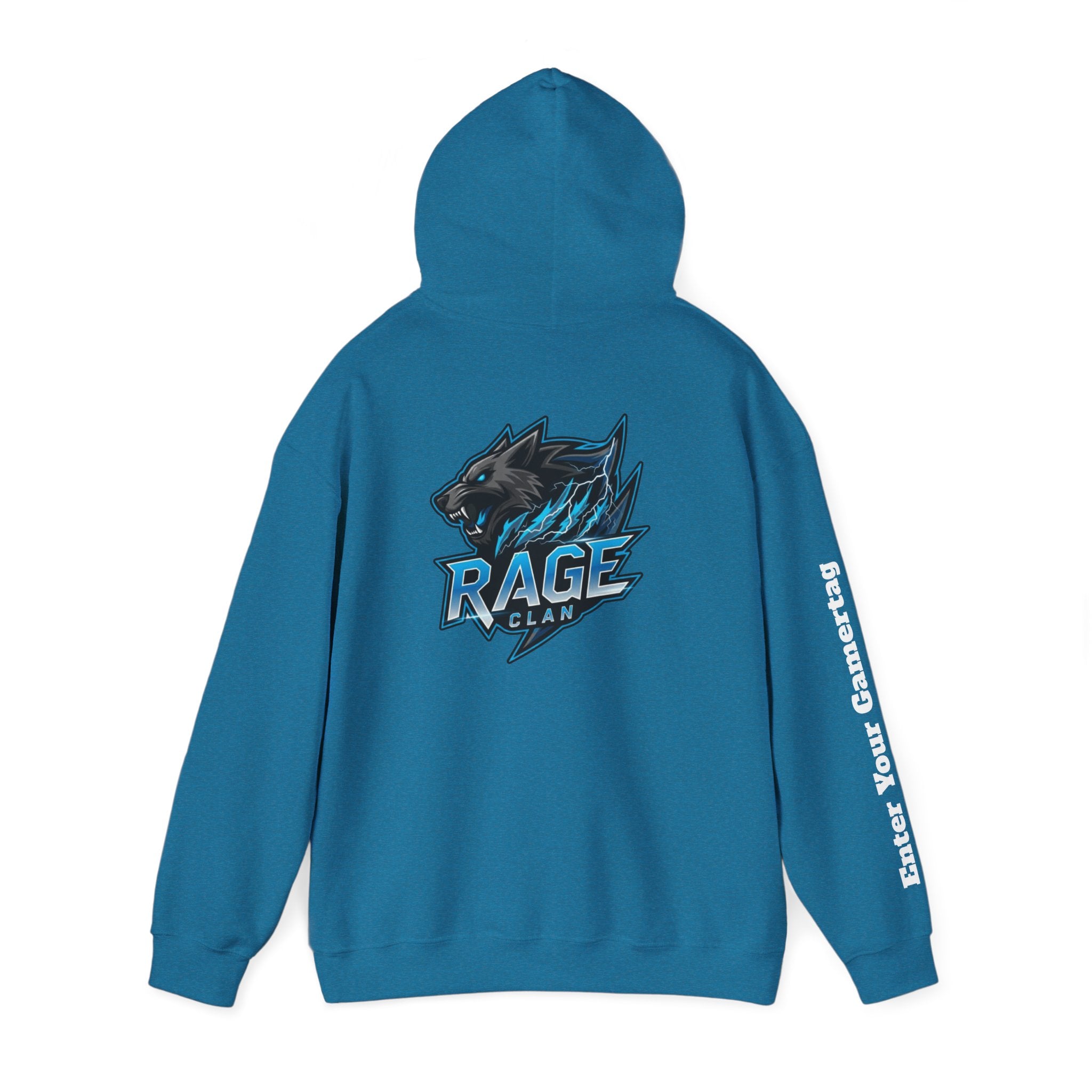Rage Blue Personalized Hoodie