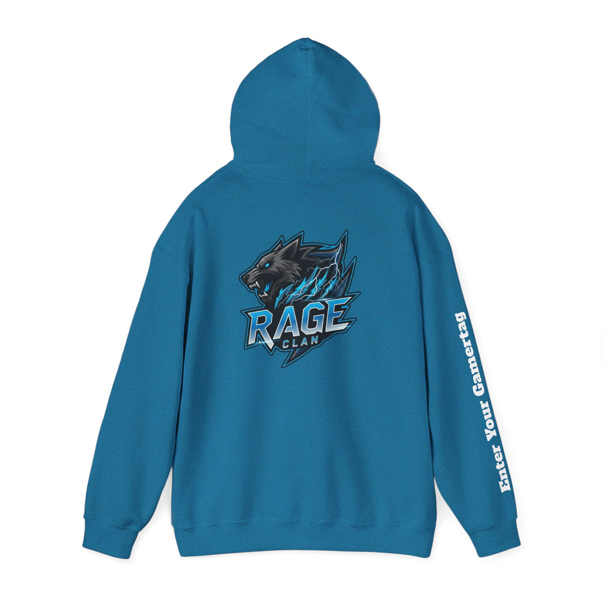 Rage Blue Personalized Hoodie