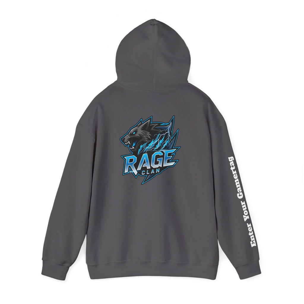 Rage Blue Personalized Hoodie