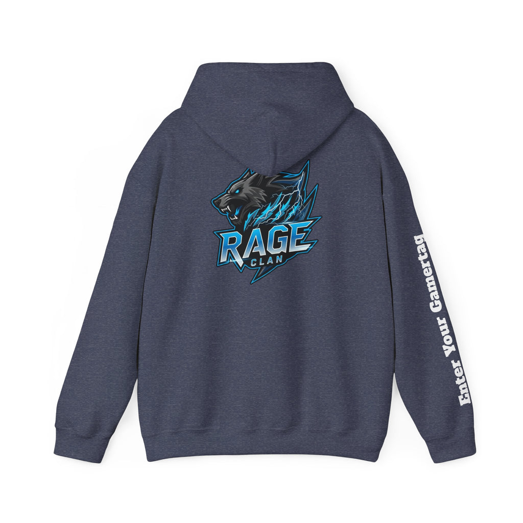 Rage Blue Personalized Hoodie