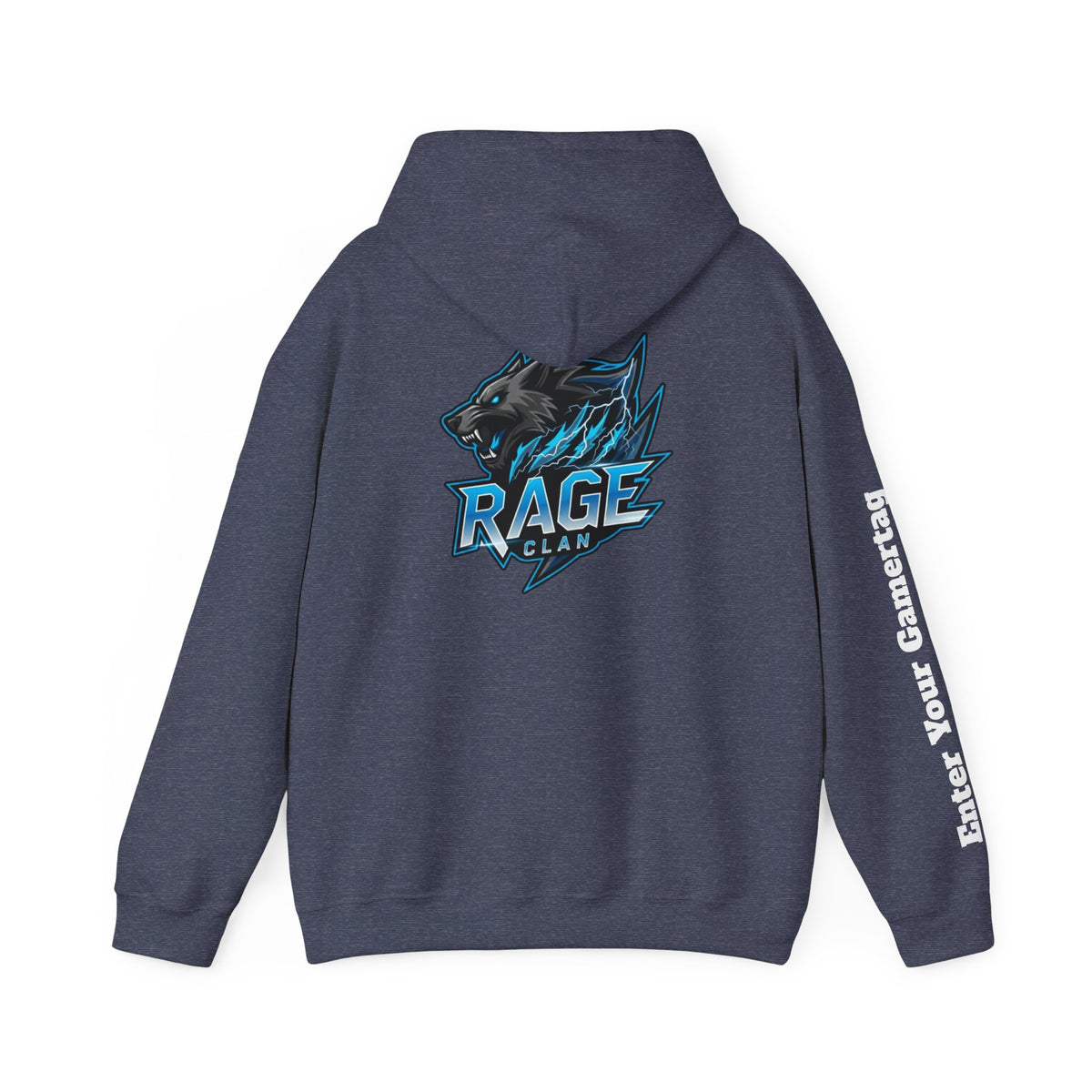 Rage Blue Personalized Hoodie
