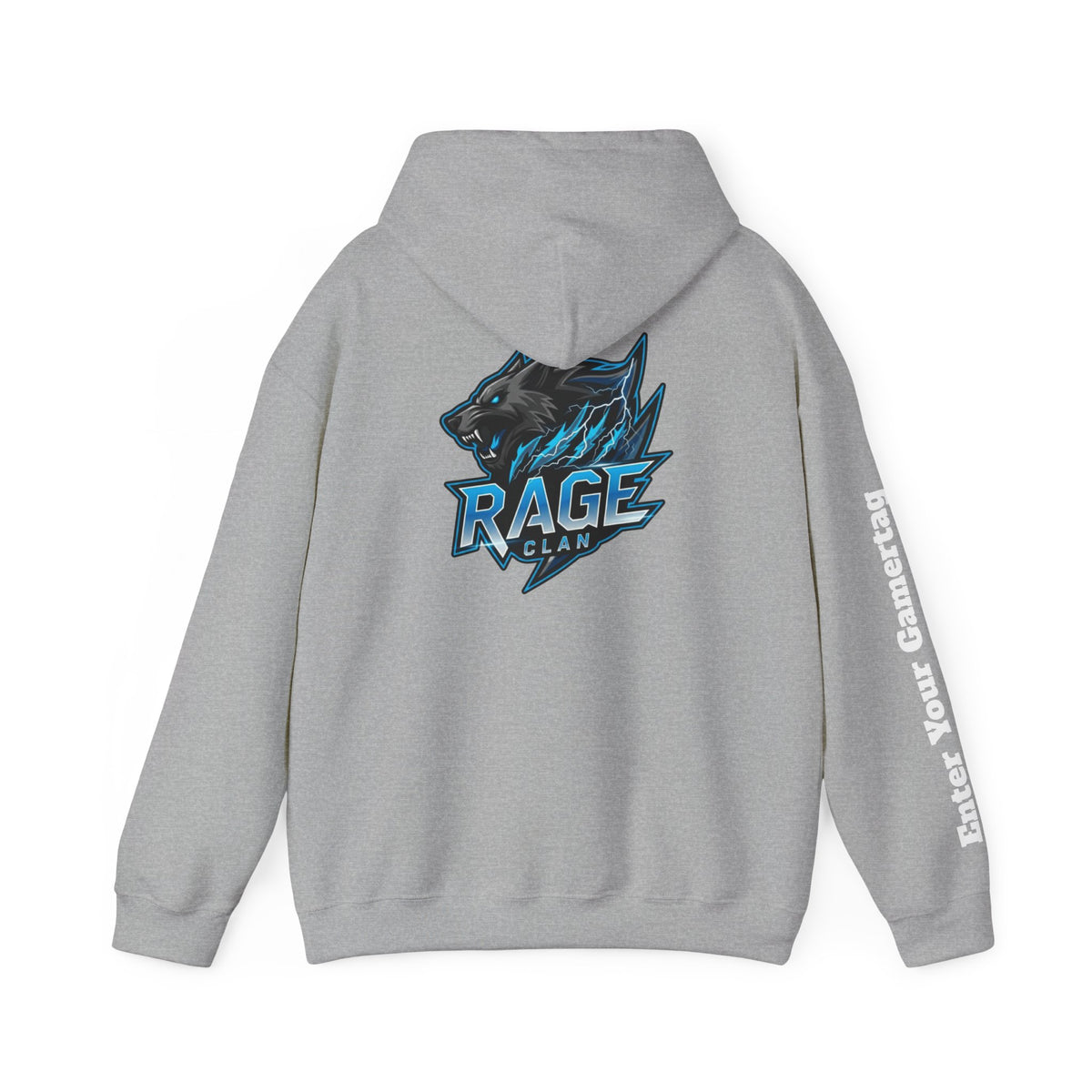 Rage Blue Personalized Hoodie