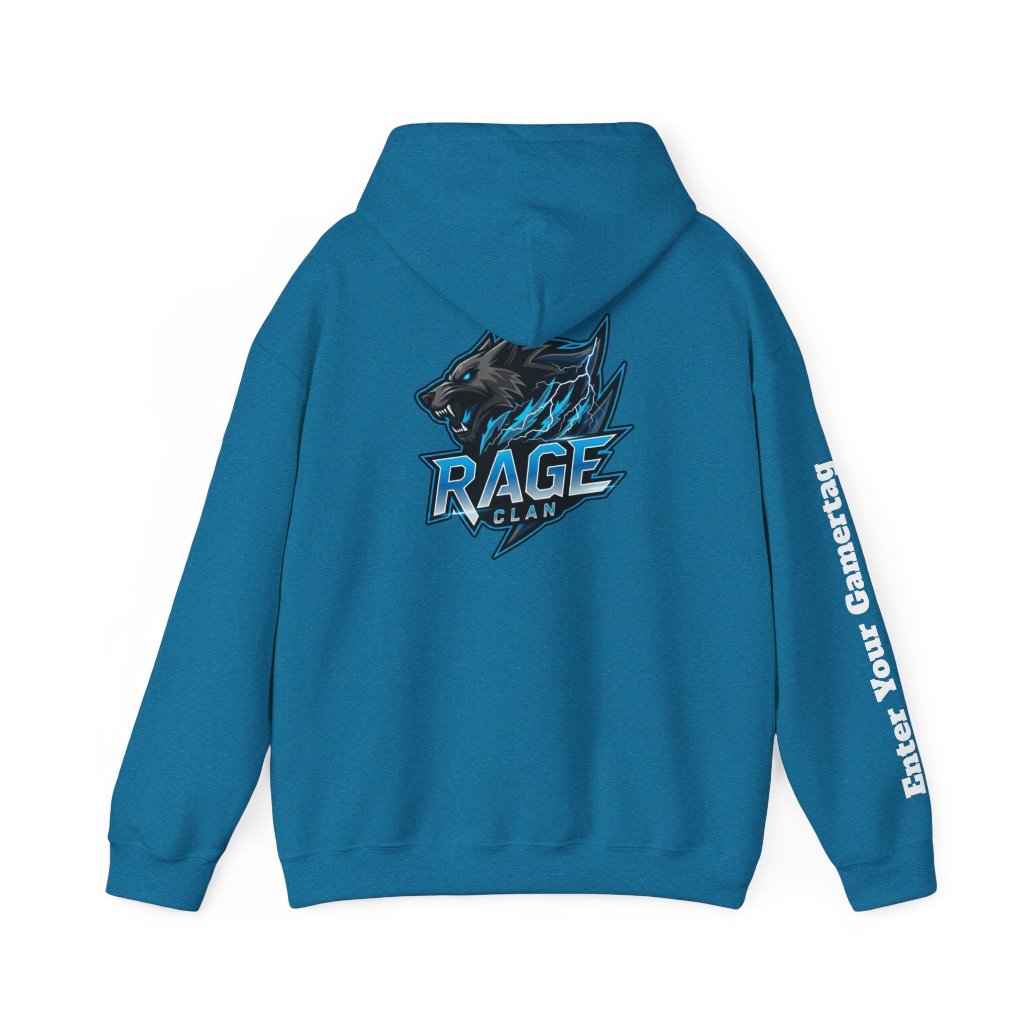 Rage Blue Personalized Hoodie