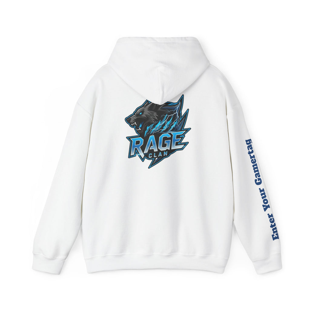 Rage Blue Personalized Hoodie