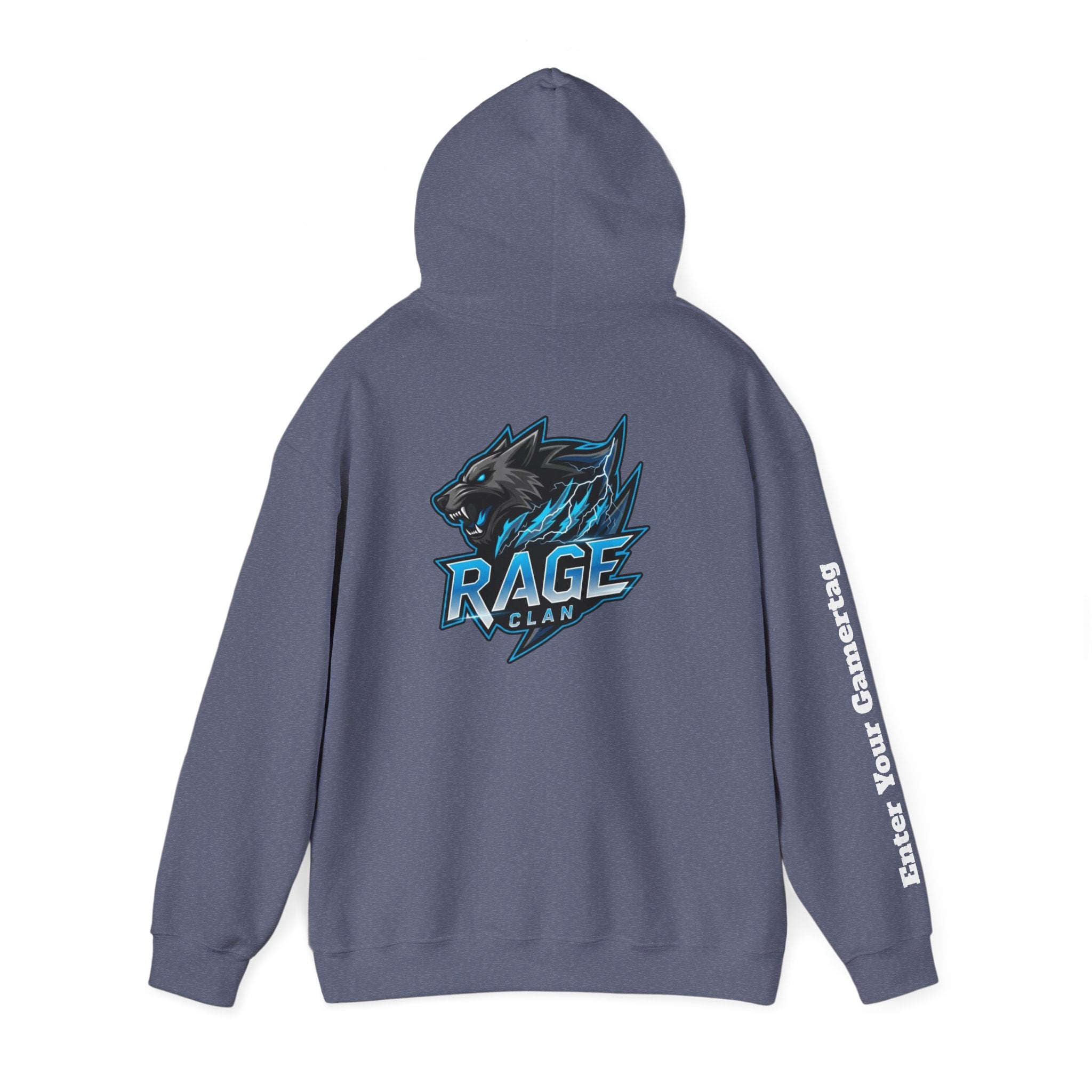 Rage Blue Personalized Hoodie