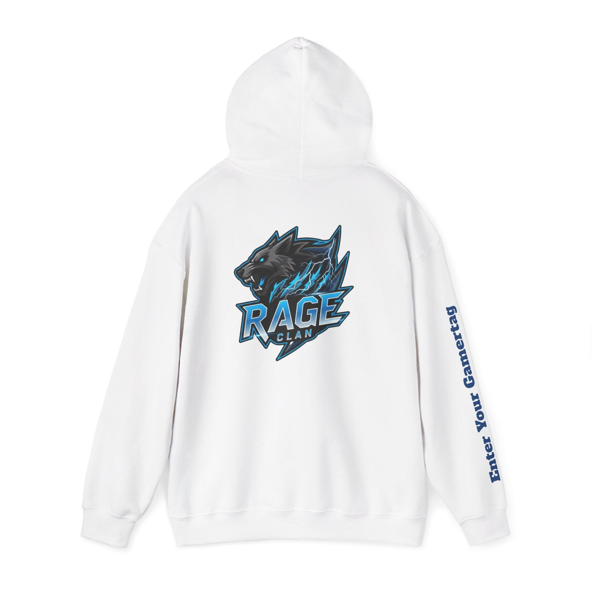 Rage Blue Personalized Hoodie
