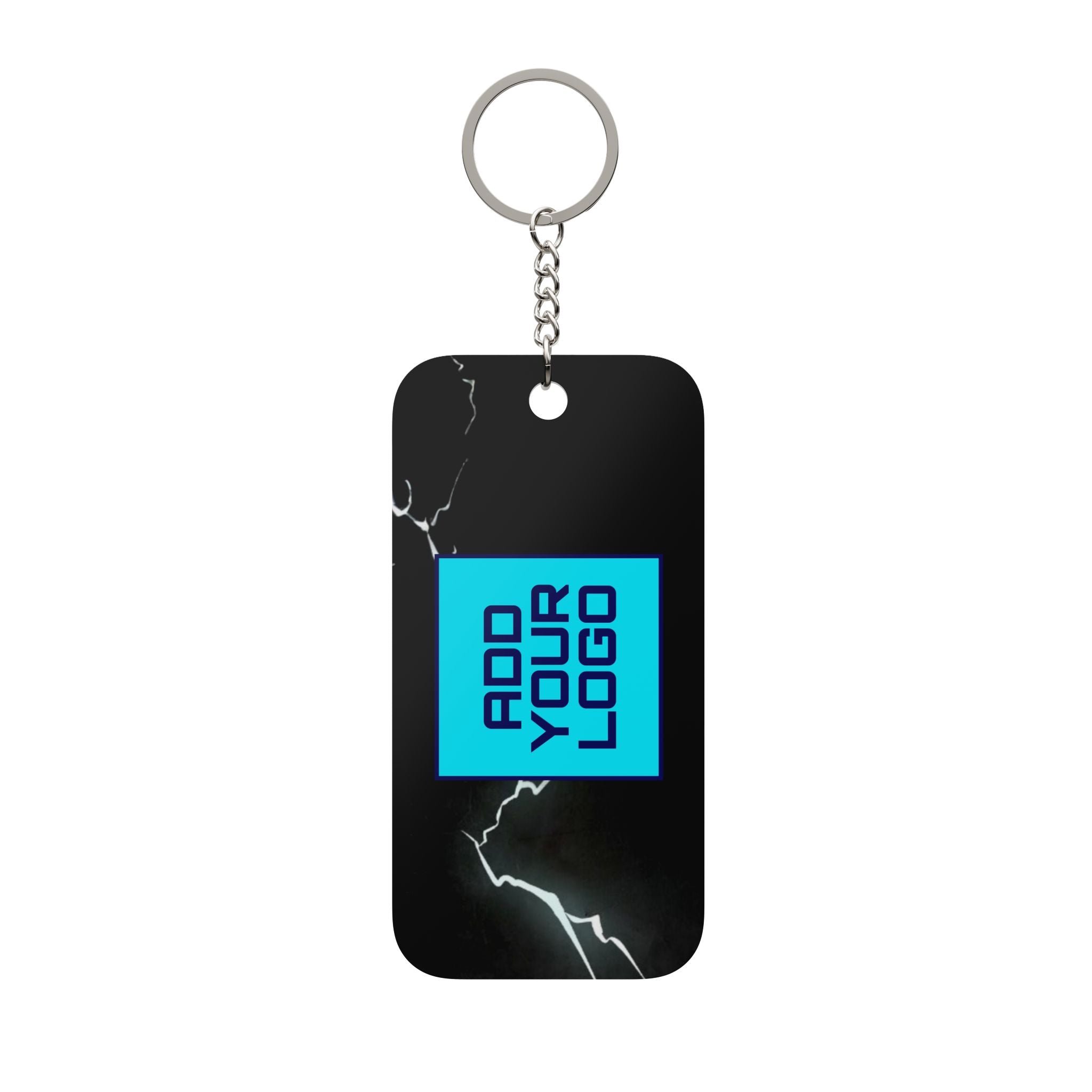 Personalized Rage Clan Blue Keychain