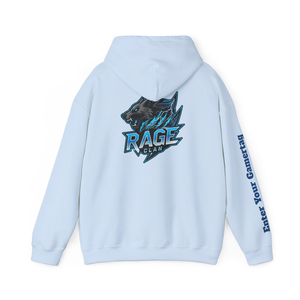 Rage Blue Personalized Hoodie