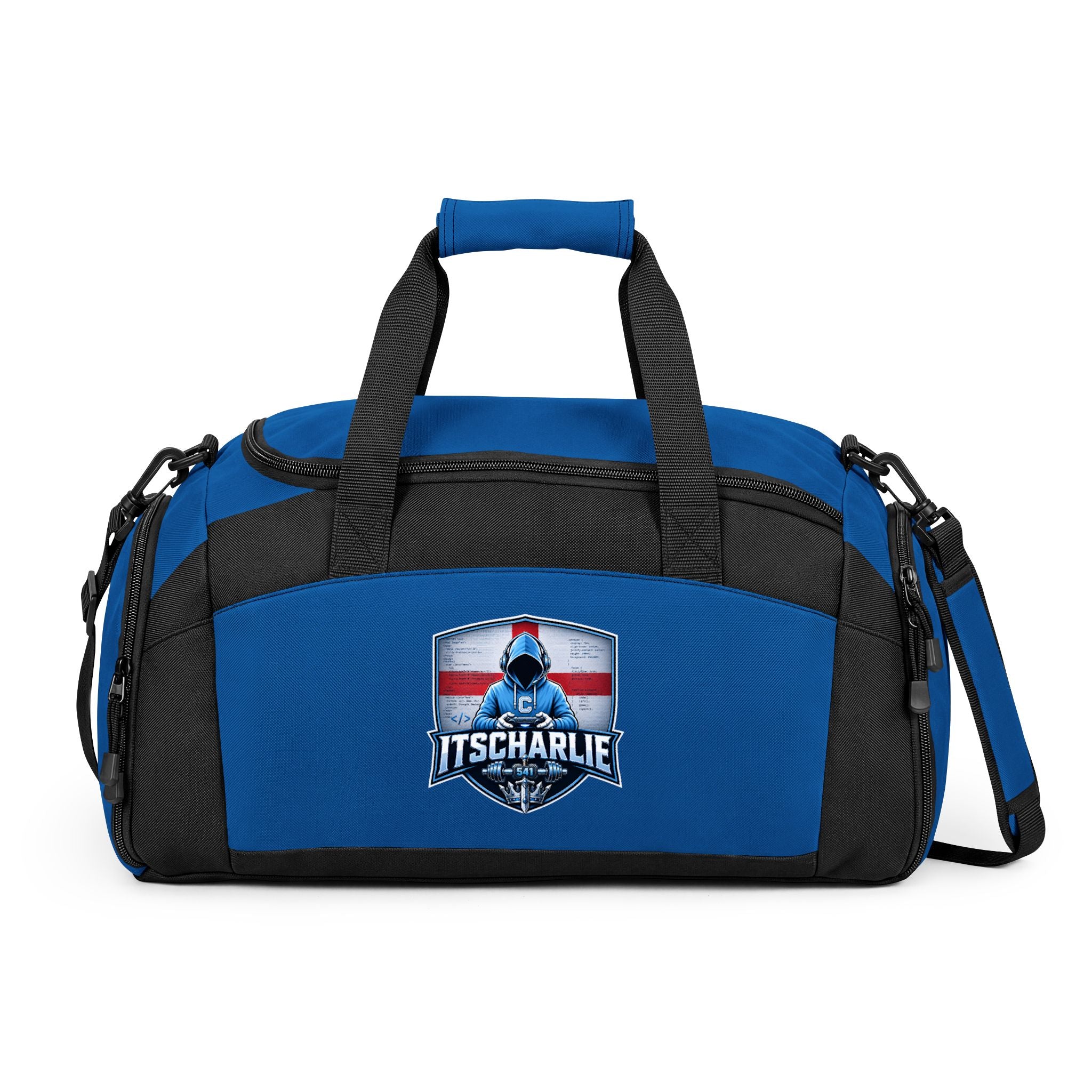 ItsCharlie Shield Logo Gym Bag