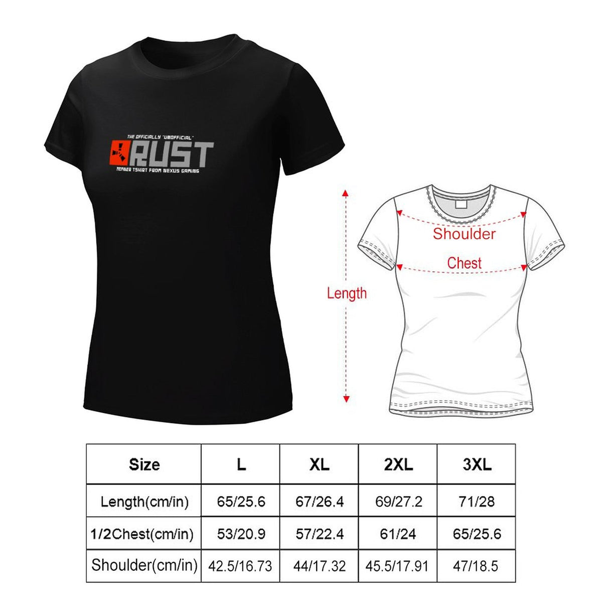 The Officially "Unofficial" Rust Member Women's Tee
